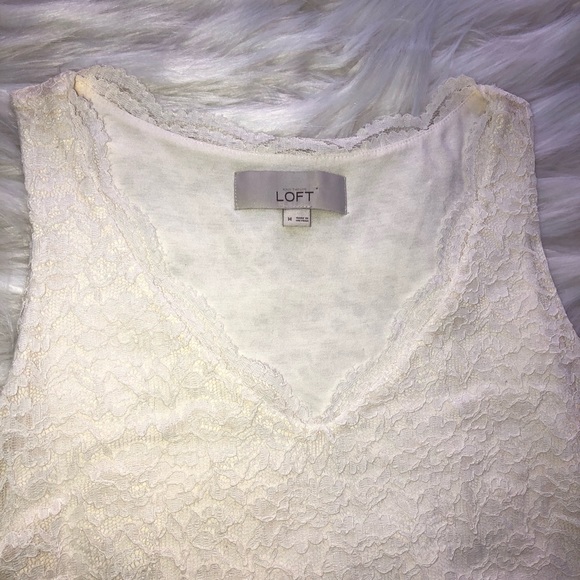 Ann Taylor LOFT lace tank!. - Picture 2 of 5